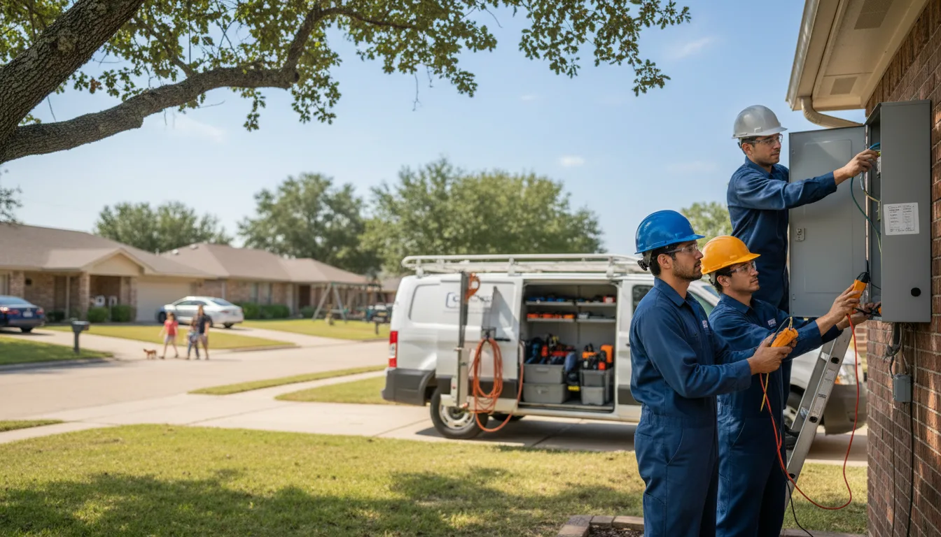 Certified electrician providing emergency electrical services in Roderfield, WV